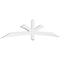 Ekena Millwork Davenport Architectural Grade PVC Gable Bracket, 96"W x 20"H x 2"D x 4"F, 5/12 Pitch GBP096X20X0204DAV00 - alternate 1